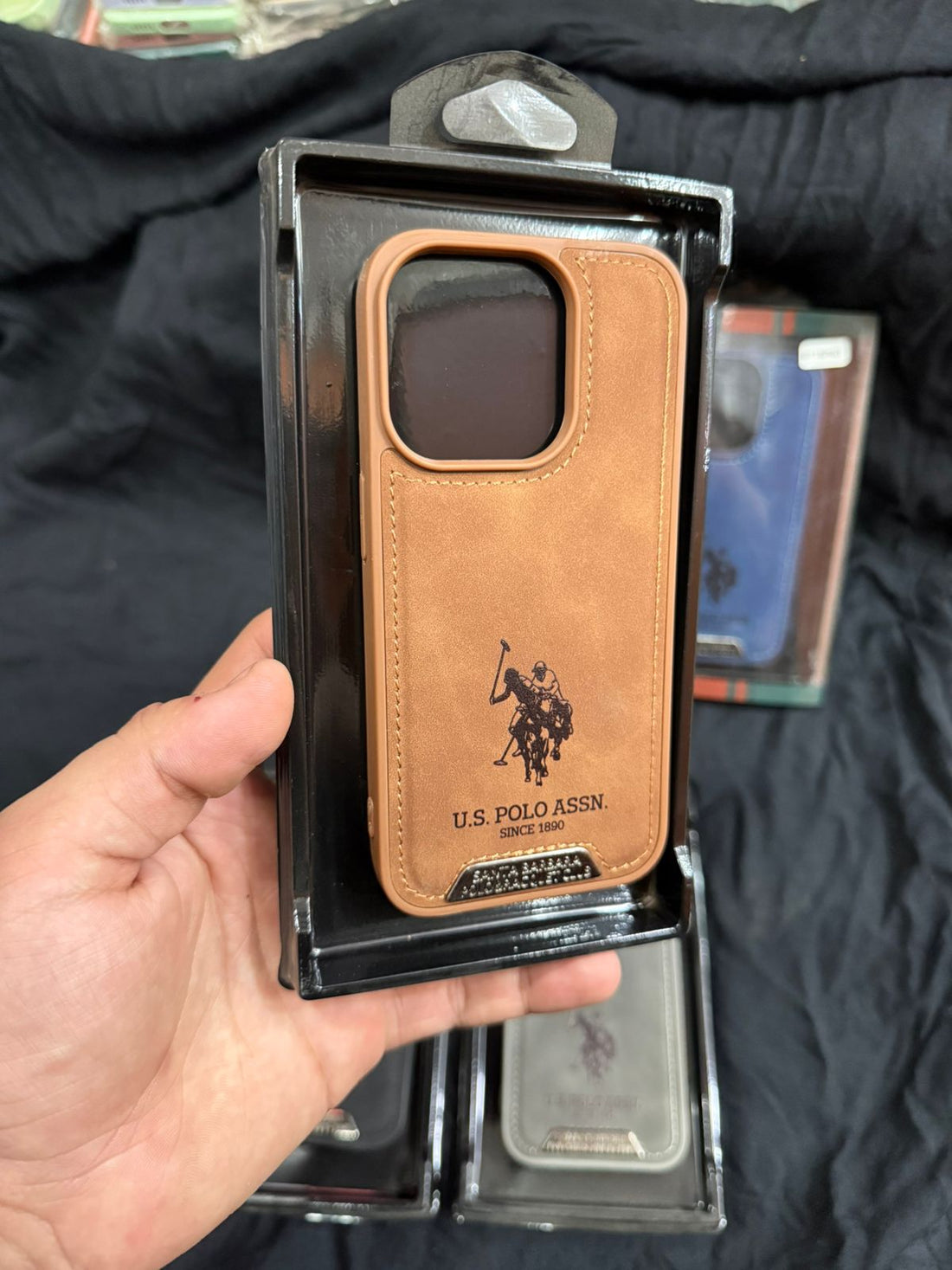 US Polo Classic Fabric Premium Case for iPhone