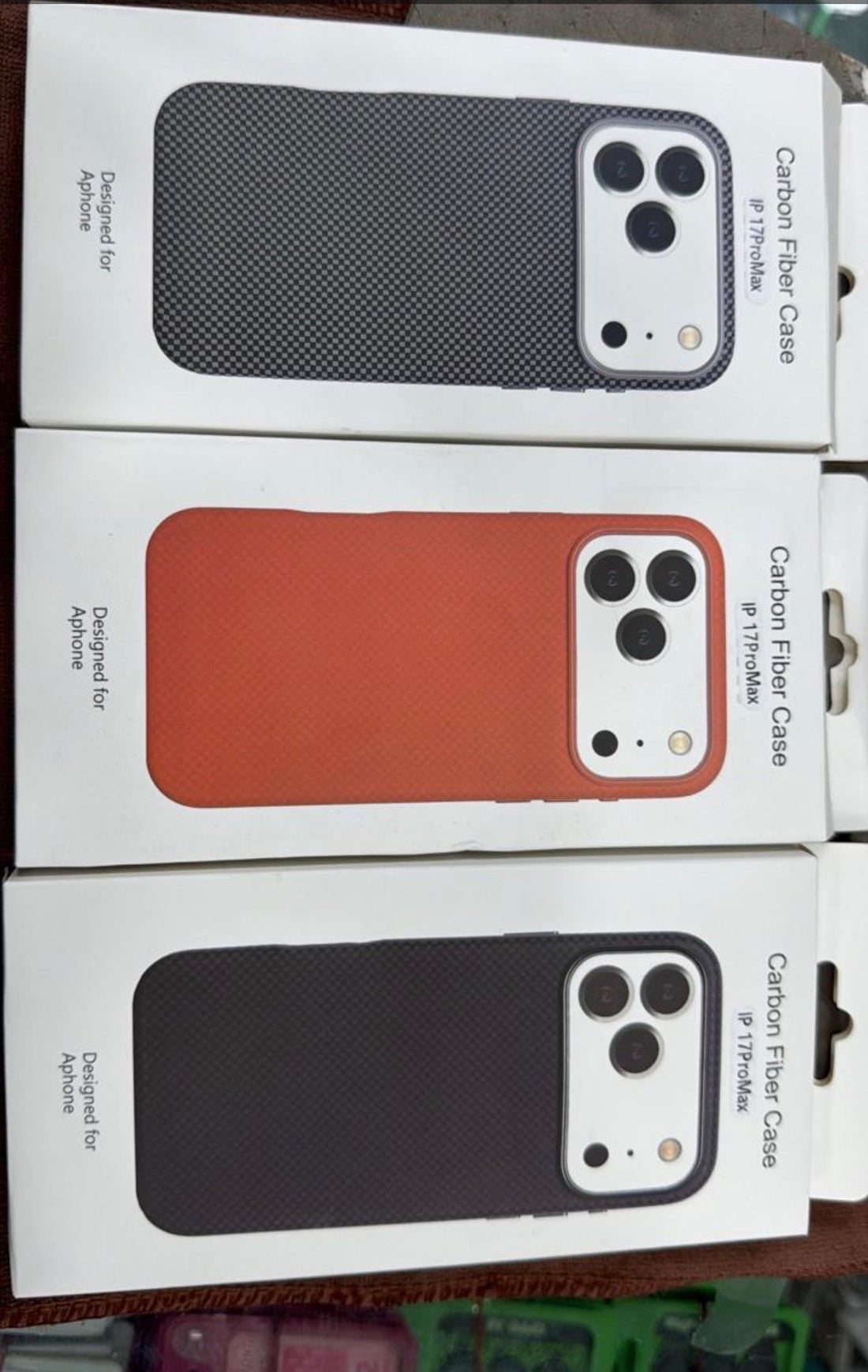 Carbon fiber case for iphone 17 pro max