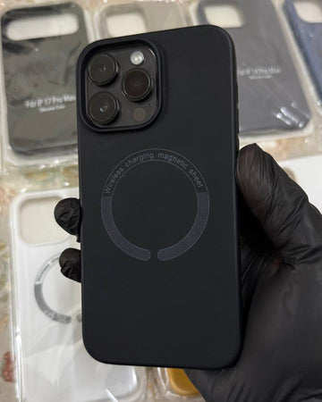 Silicon Case with Wireless Charging for IPhones
